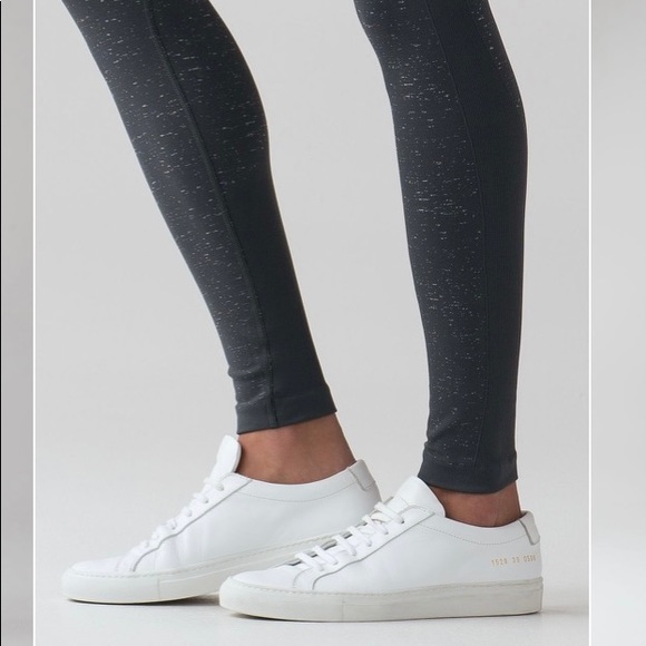 Lululemon Free to Flow 7/8 Tight Blue Tied/White - Picture 2 of 9